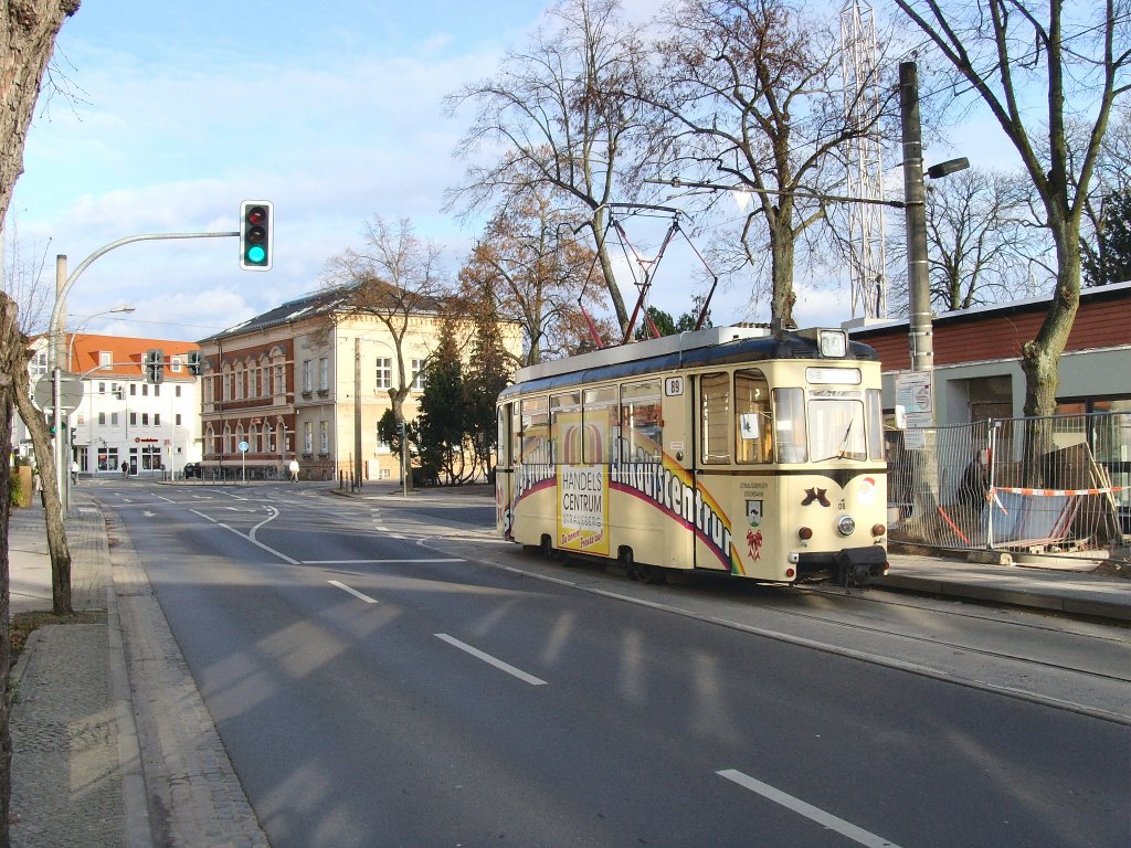 REKO-Tw an der Endstelle Lustgarten in Strausberg, November 2009