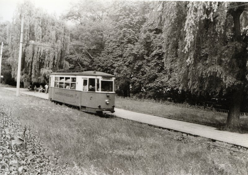 Kirnitzschtalbahn in Bad Schandau, um 1988