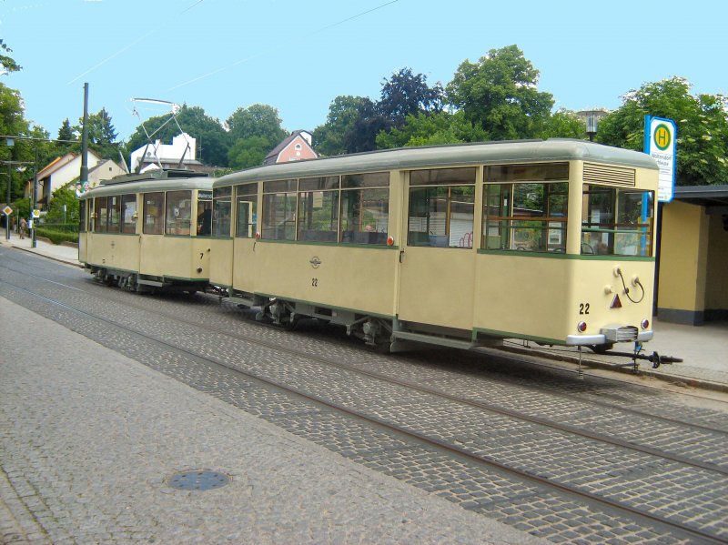 KSW-Zug in der Endstation Woltersdorf Schleuse, 23.5.2009