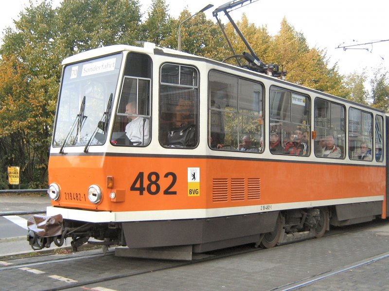 KT4D - Wagen 482 (nicht modernisert) bei der Themenfahrt am 12.10.2008