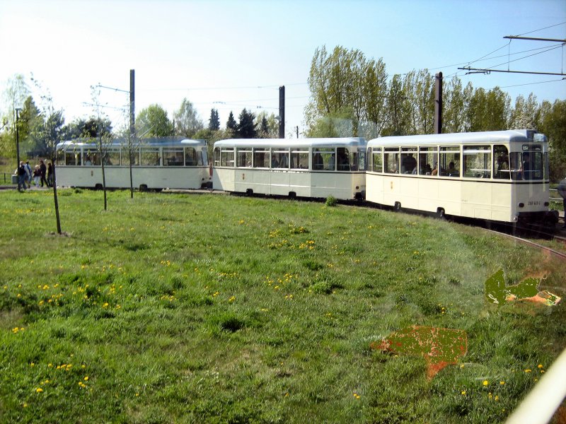 REKO-Zug in der Endschleife Frz. Buchholz, 19.4.2009