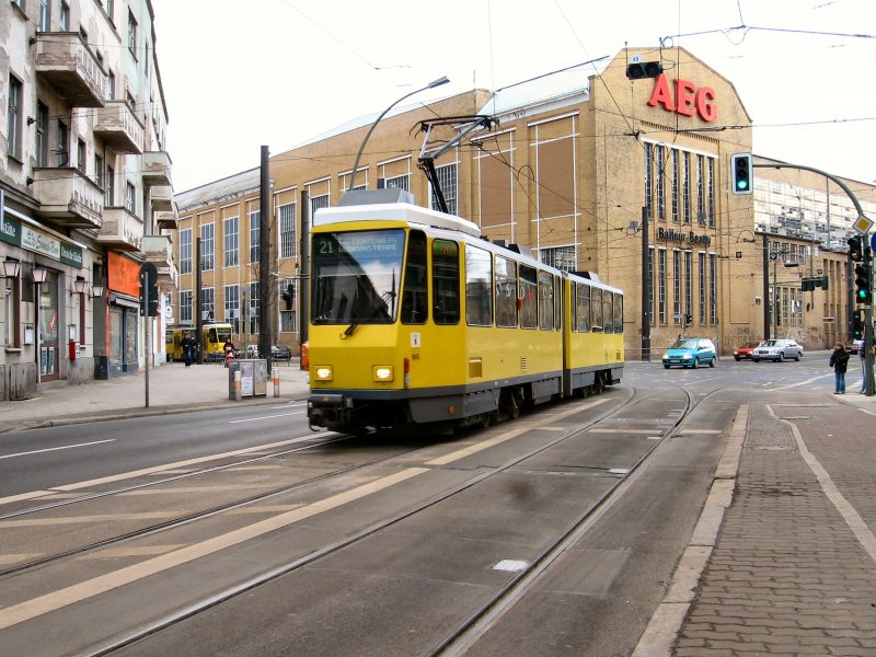 T6A als Linie 21 in Schneweide, 2006
