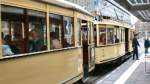 Berlin - Tw 3802 Hist. Strassenbahnzug mit Tw 382 am Alexanderplatz, Berlin