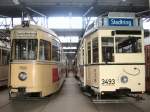 Depot Niedersch�nhausen Hist. Tw 3493 im Depot Niedersch�nhausen, Berlin 2010