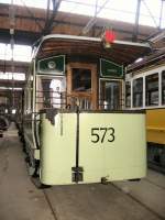 Depot Niedersch�nhausen Tw 573 im Depot Niedersch�nhausen, Berlin 2006