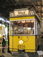 Depot Niedersch�nhausen Hist. Tw 5725 in der Monumentenhalle, Berlin 2007