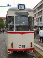 Gotha-Beiwagen 218 in Potsdam am Platz der Einheit, 2.
