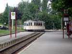 Tw 92 an der Schleife Th�ringenhalle, Juli 2010