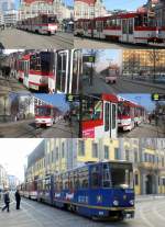 Erfurt  Tatra KT4D KT4Bahnen in ERFURT 2010