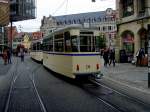 Gotha-Gelenkzug mit Beiwagen