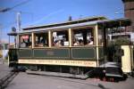 K�penick Depot Beiwagen 808 am Depot K�penick, Ausstellung 1993