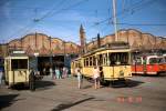 K�penick Depot Hist. Fahrzeuge im Depot K�penick, Ausstellung 1993