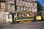 K�penick Depot Sonderfahrt durch K�penick w�hrend der Fahrzeugausstellung im Depot K�penick, Berlin 1993