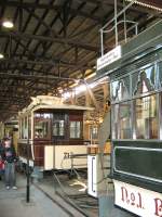 Monumentenhalle Hist. Strassenbahnen in der Monumentenhalle, Berlin 2007