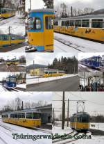 Th�ringerwaldbahn Gotha �ltere Fahrzeuge auf der Th�ringerwaldbahn