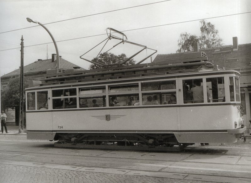 Tw 734 in Dresden, um 1986