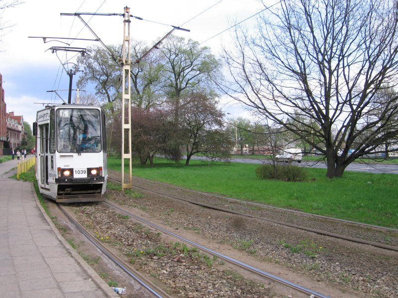 Wagen 39, Linie 6 in Stettin, Mai 2006