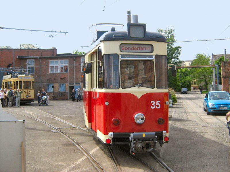 ZR-Tw 35 am alten Depot, Bachgasse  - 9. 5. 2009
