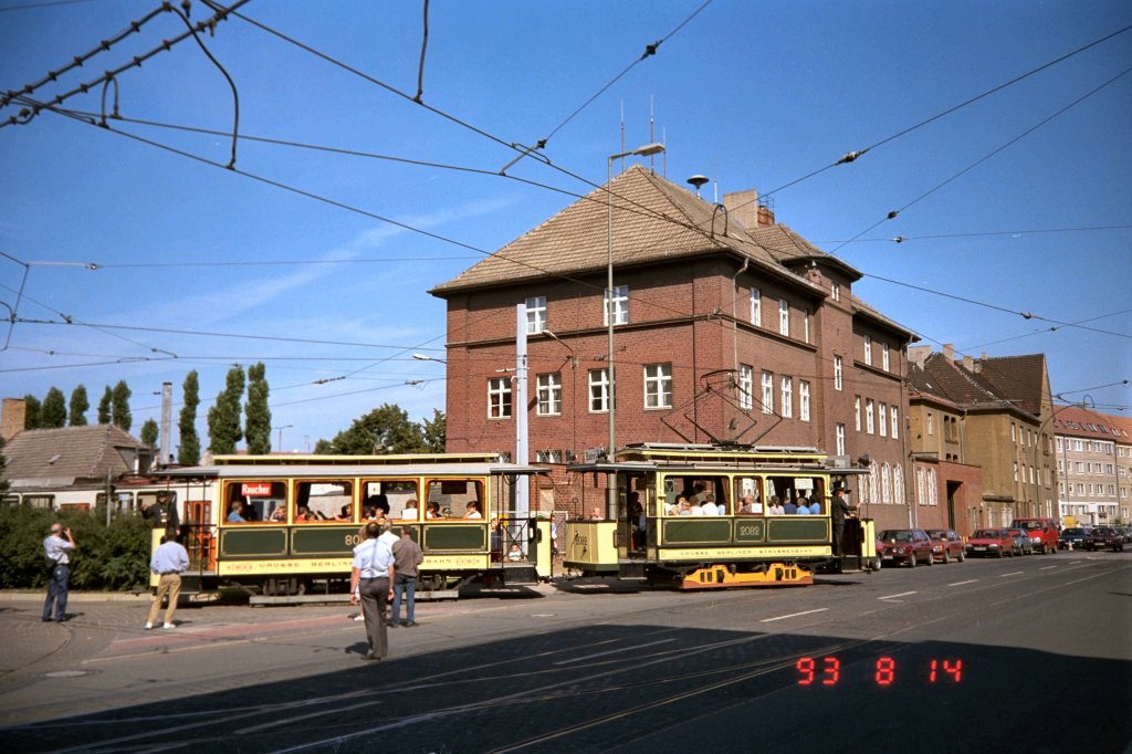 Ausfahrt aus dem Depot Kpenick, Berlin 1993