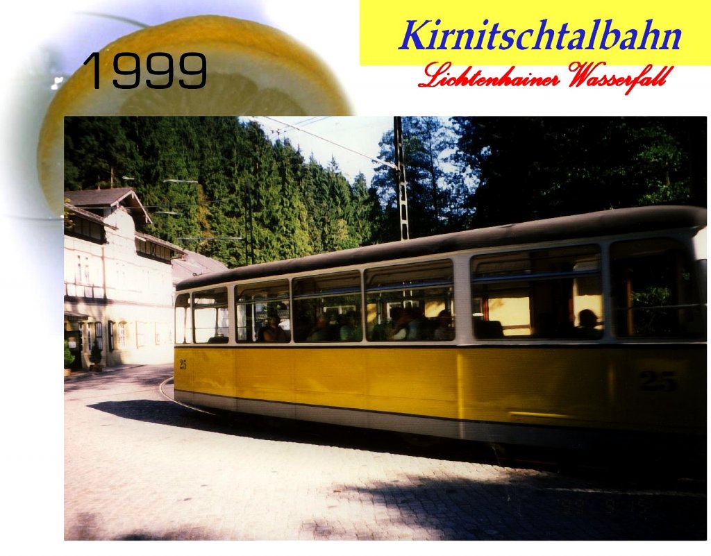 Beiwagen Kirnitzschtalbahn 1999