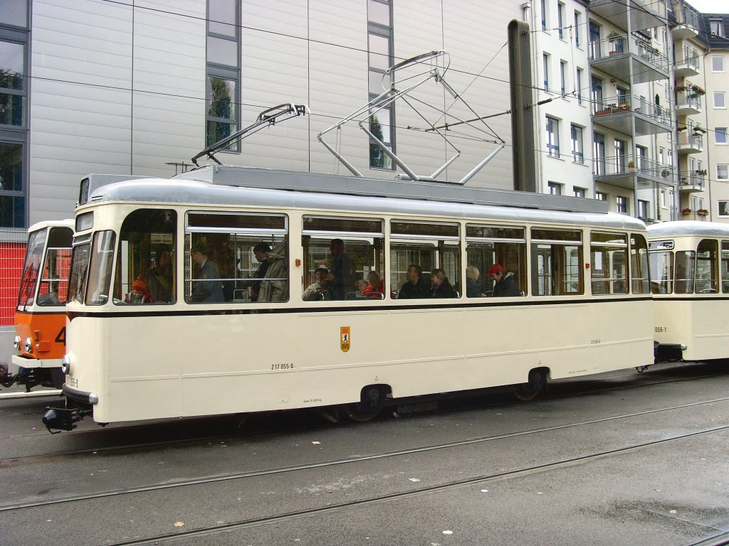 Der Triebwagen des Berliner REKO-Zuges bei der Themenfahrt Oktober 2009, Berlin