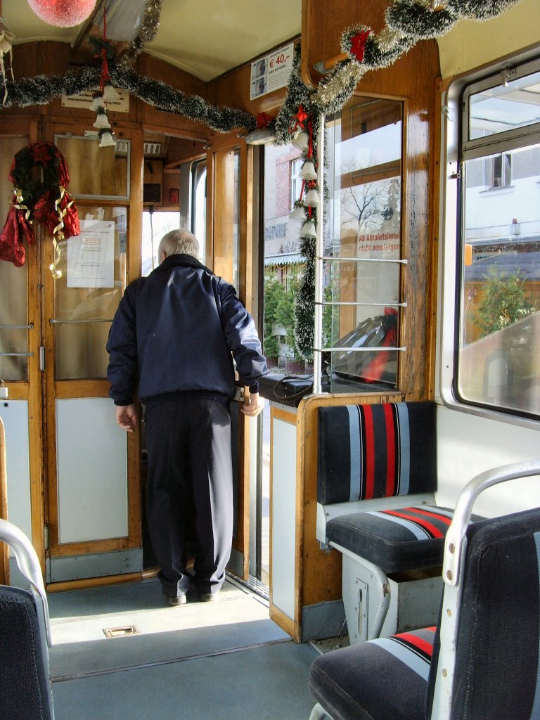 On der Weihnachtsbahn der Strausberger Eisenbahn, November 2009