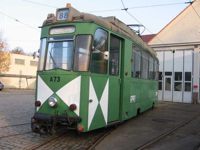 Arbeitstriebwagen A73 der Rdersdorfer-Schneicher-Strassenbahn
