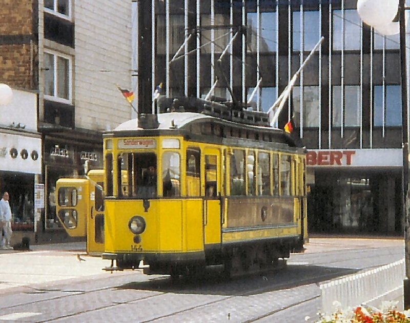 Hist Triebwagen 144 der Strassenbahn Kassel