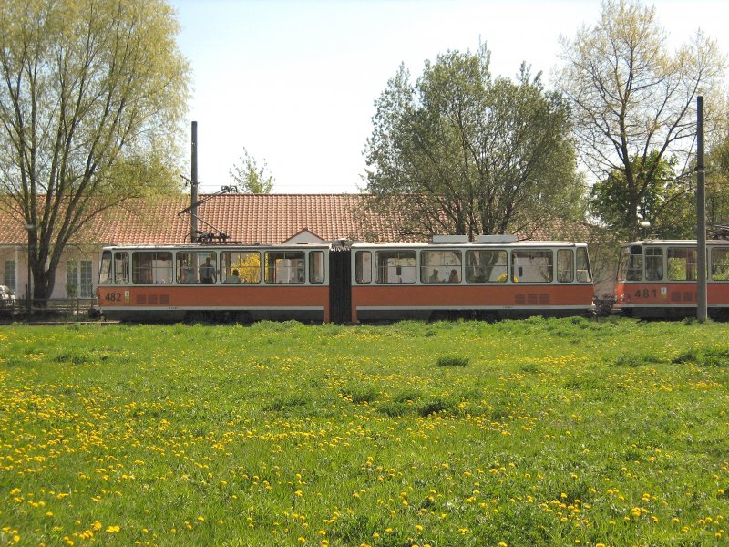 KT4D 482&481 in der Schleife Rosenthal Nord, 19.4.2009