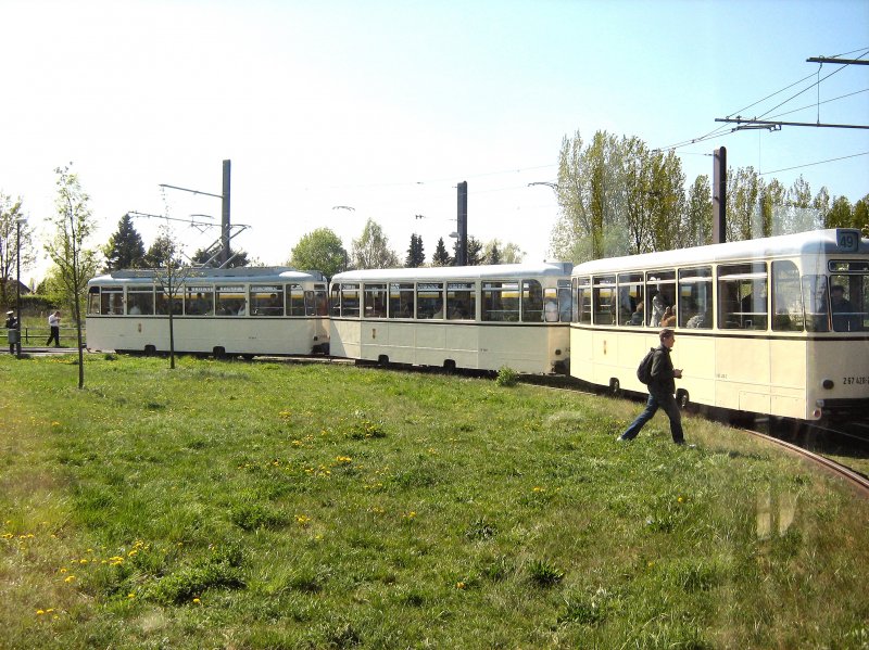 REKO-Zug vor der Abfahrt aus der Schleife Frz. Buchholz, 2009