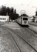 Hist. Waldbahnzug in Tabarz, um 1986