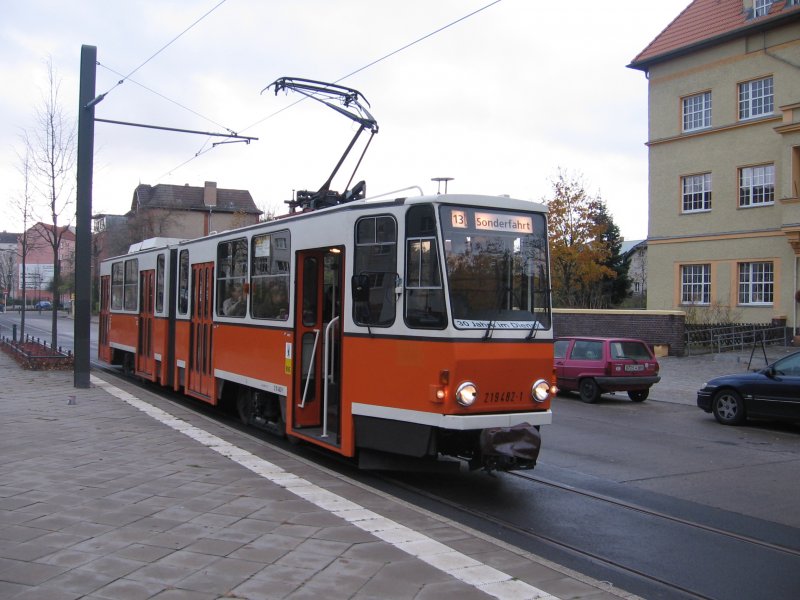Tw 482 als Linie 13 bei einer Sonderfahrt 2006 in Berlin